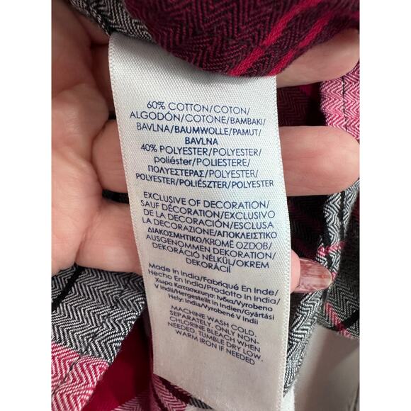 Chaps Black & Red Flannel - Men's XL - Picture 4 of 7